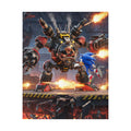 Retro Gaming Battle Art — Action Gaming Wall Art