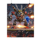 Retro Gaming Battle Art — Action Gaming Wall Art