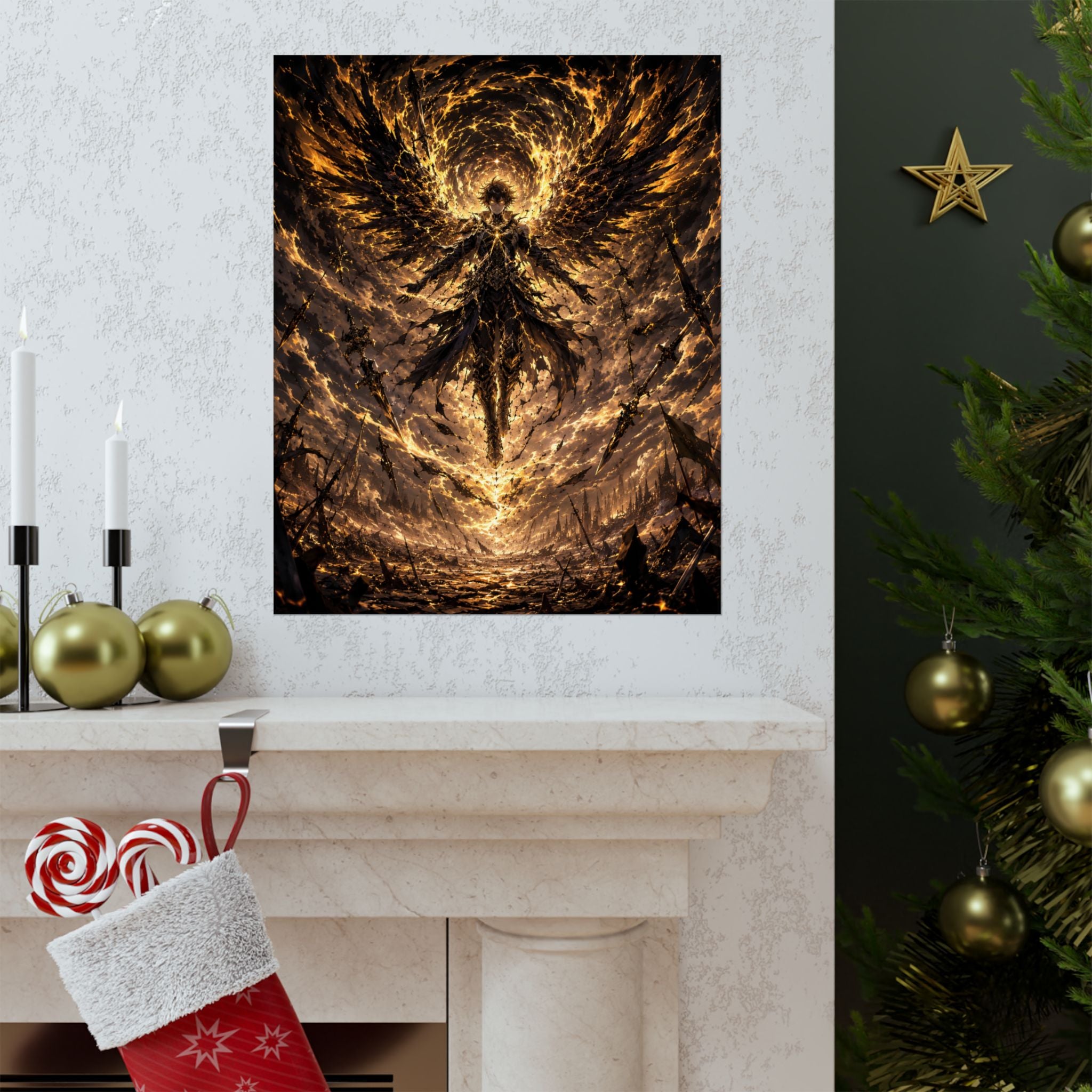 Fiery Angel Poster | Matte Vertical Poster