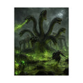 Hydra Monster Matte Vertical Poster | Dark Fantasy, Green Swamp