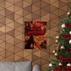 Rule the Wastelands Gaming Poster — Post-Apocalyptic Warrior Gaming Art