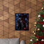 Death Note Matte Poster — Dark Ryuk & Light Yagami Anime Art (Vertical)