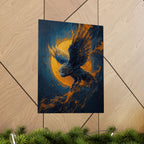 Majestic Owl Art Poster | Home Decor, Wall Art, Nature Gift, Bohemian Style, Owl Lover's Gift