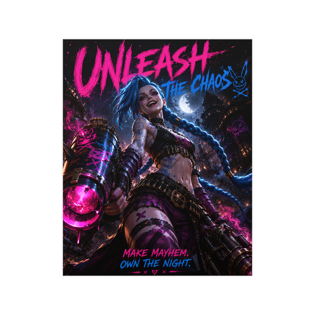 MOBA Art "Unleash the Chaos" Neon Riot Illustration
