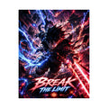 Break the Limit Anime Gaming Poster — Anime Inspired Gaming Wall Art
