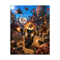 Badlands Claptrap Poster — Action-Packed Matte Vertical Game Art