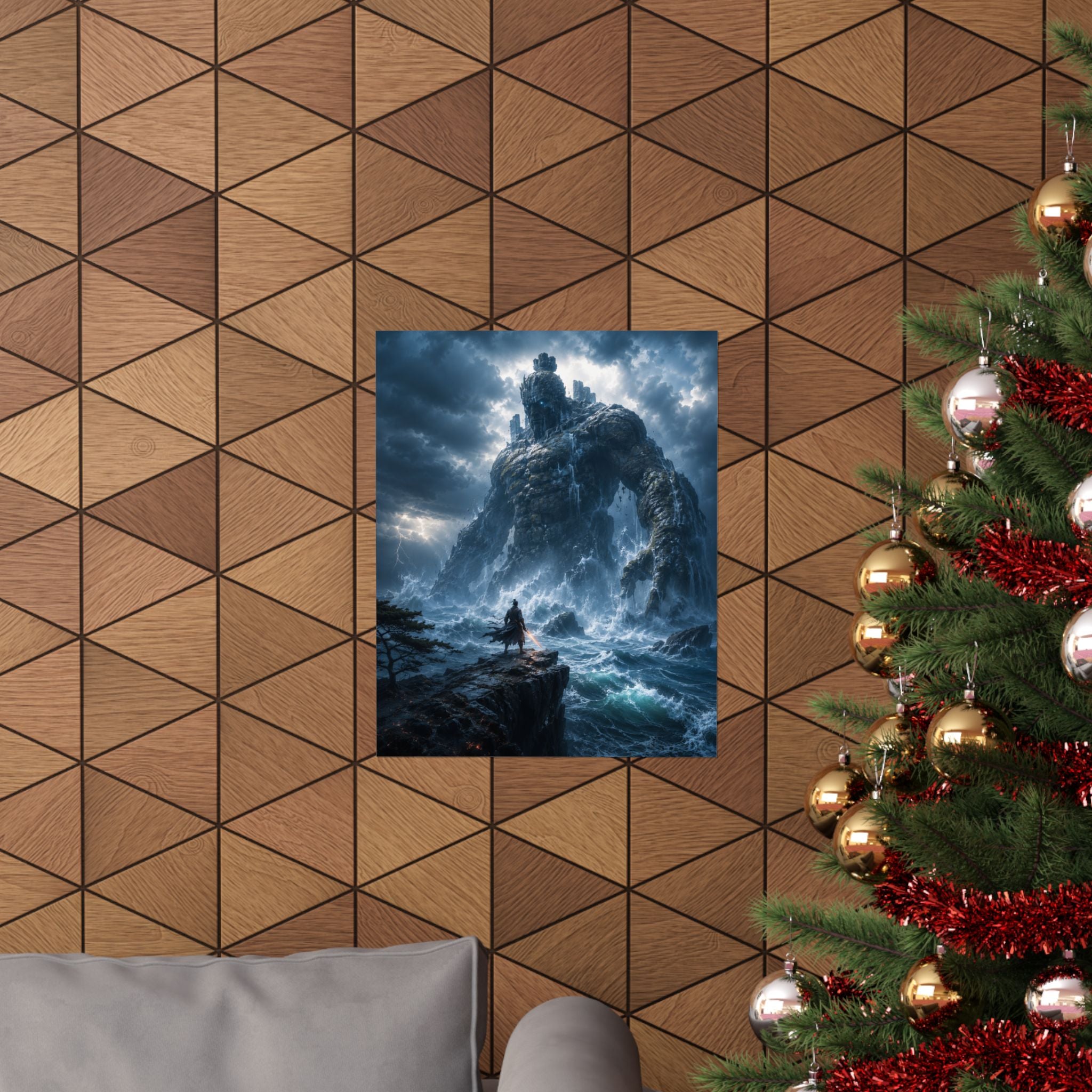 Storm Giant Mountain, Matte Vertical Poster