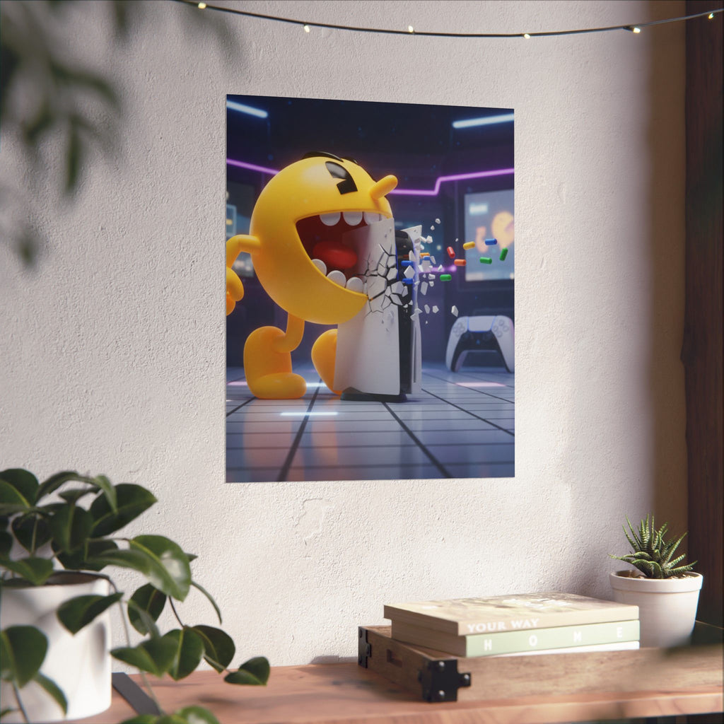 Retro Gaming Art — Retro Arcade Matte Vertical Print