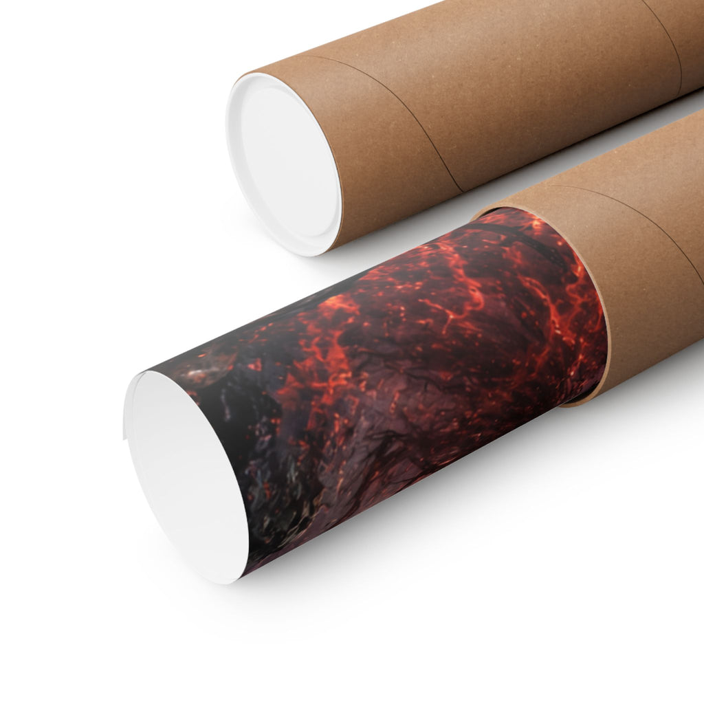 Nightmare Rider Matte Poster | Dark Horse, Red Blood Moon, Gothic Fantasy