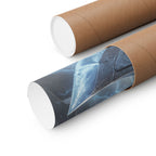 Viking Frost Warrior Matte Poster — Ice Giant Viking with Battle Axe