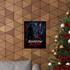 Shadow Requiem – Cyber Ninja Gaming Inspired Poster