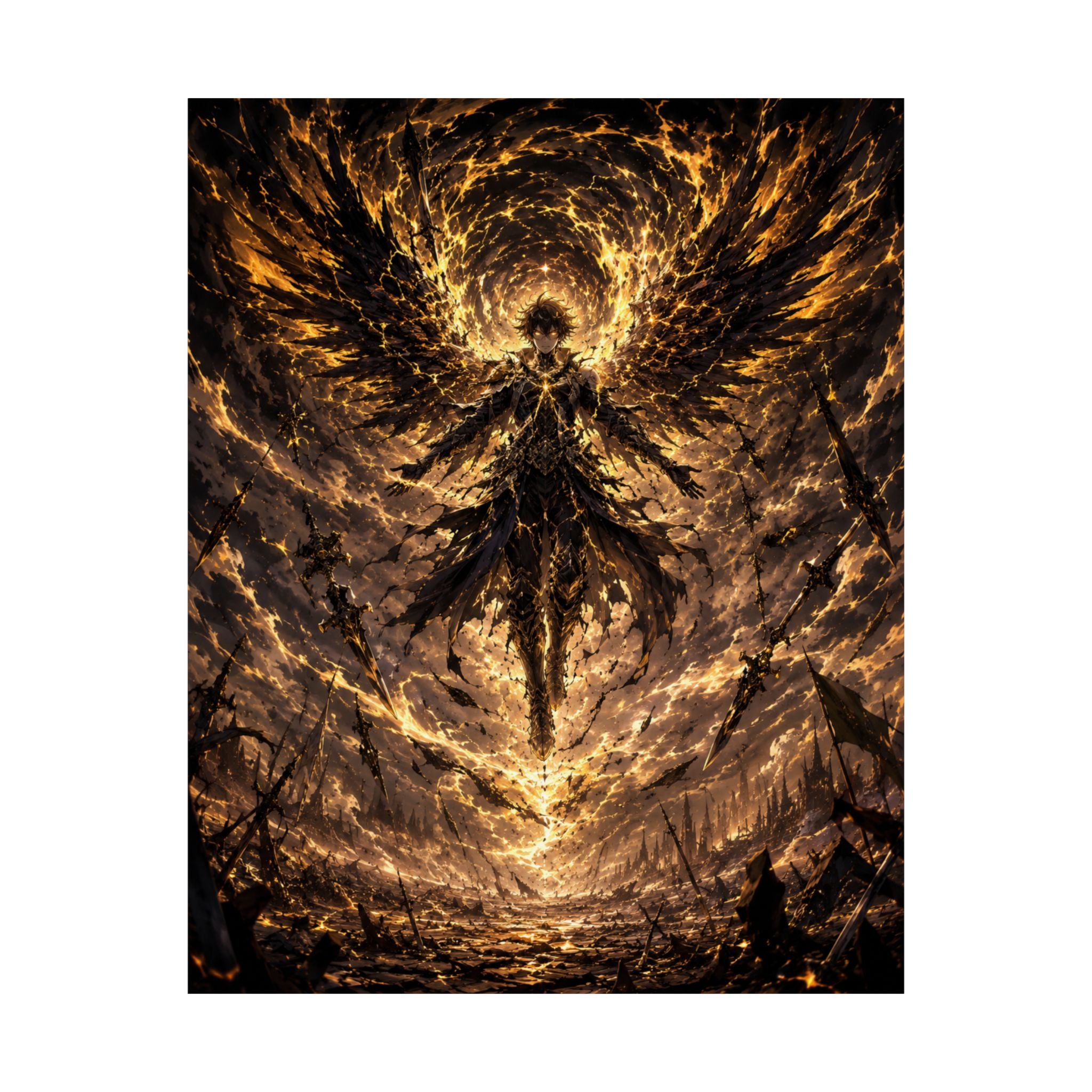 Fiery Angel Poster | Matte Vertical Poster