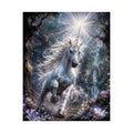 Majestic White Unicorn Poster | Matte Vertical Fantasy Wall Art