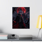 Vampire Lord with Red Moon Poster