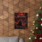 Souls Ashen Dark Fantasy Poster — Goth Gaming Wall Art