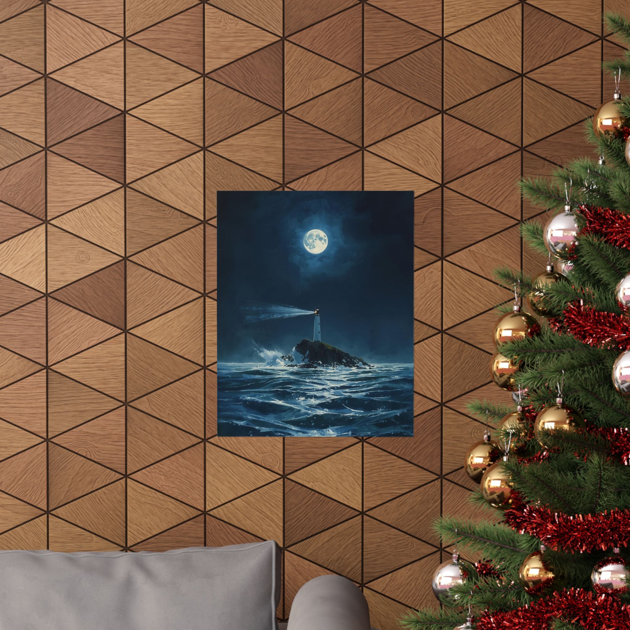 Lighthouse Poster Prints, Nautical Wall Art, Coastal Decor, Home Office Decoration, Gift for Sailors