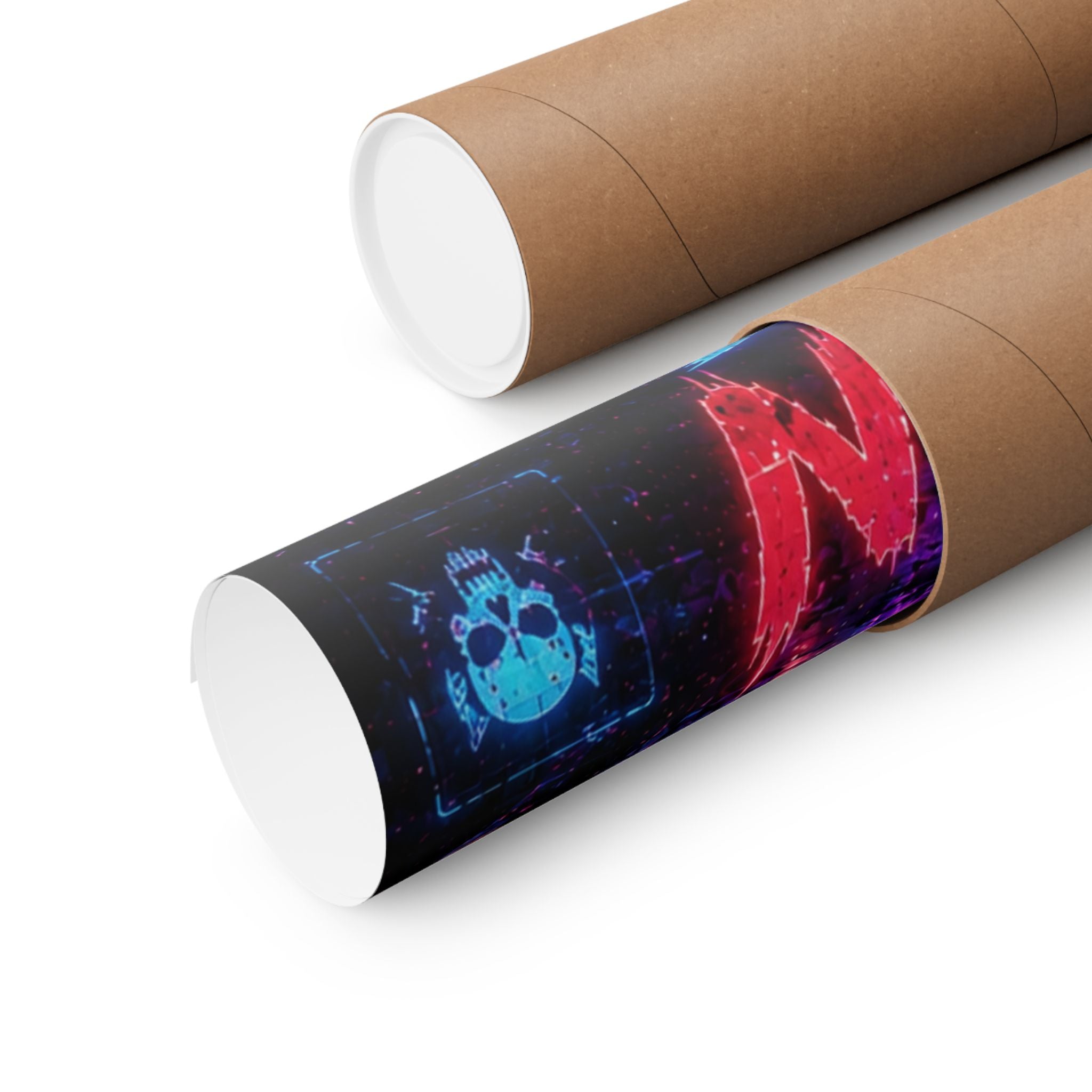 Last Spartan Standing Gaming Poster — Cyberpunk Sci‑Fi Matte Gaming Wall Art