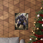 Dark Forest Troll Poster — Mythic Fantasy Matte Vertical Art Print