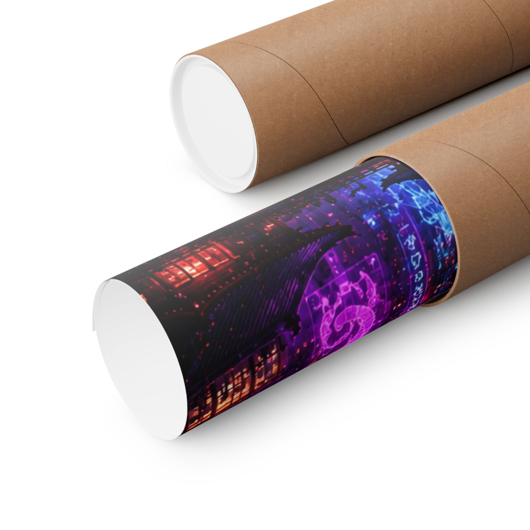 Cyberpunk 'Level Up or Die Trying' Gaming Poster