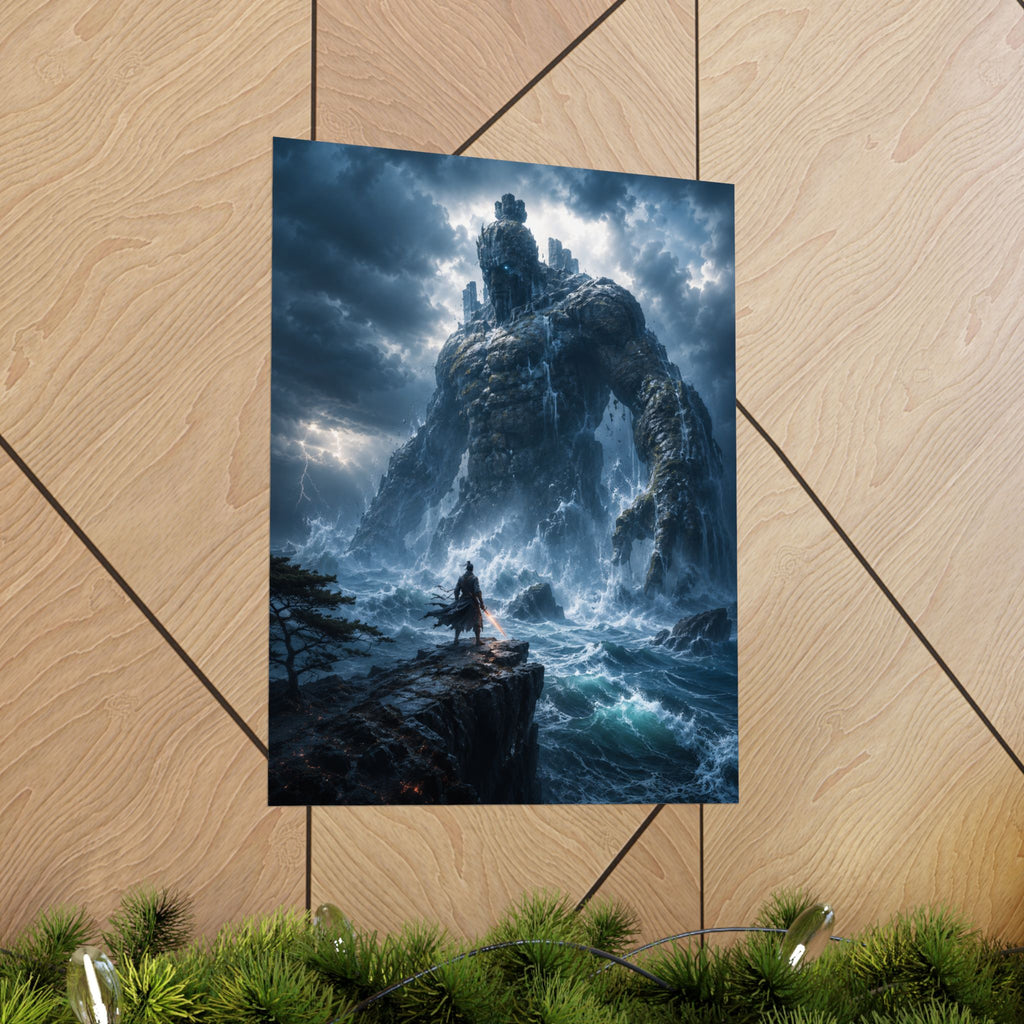 Storm Giant Mountain, Matte Vertical Poster