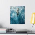 Polar Bear Matte Vertical Frameable Art Print