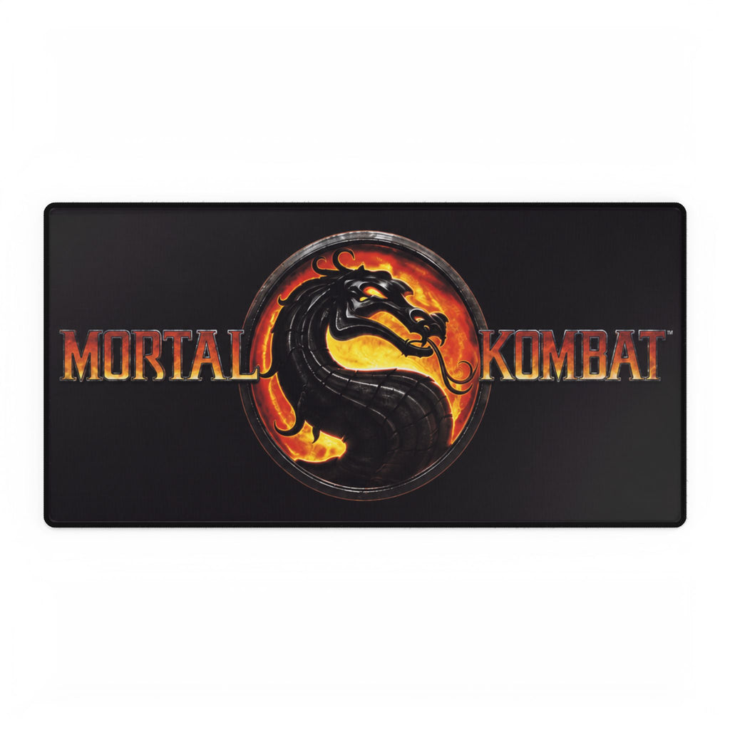 Mortal Kombat Logo Desk Mates  31.5" × 15.5" | Gaming Mouse Pad, XL Keyboard Pad