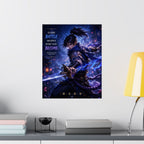 MOBA Inspired Samurai Wall Art — "Every Battle Shapes Who You Become" Fantasy Warrior Art
