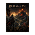 Realms of Crimson – Dark Fantasy Gaming Inspired Poster