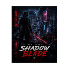 Shadow Requiem – Cyber Ninja Gaming Inspired Poster