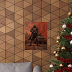 Posters — Post‑Apocalyptic Soldier Matte Vertical Art Print