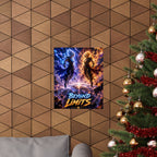 Anime Inspired Gaming Poster — Fantasy Duel Anime Wall Art