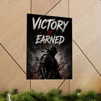 Victory Is Earned — Samurai Gaming Poster