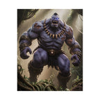 Dark Forest Troll Poster — Mythic Fantasy Matte Vertical Art Print