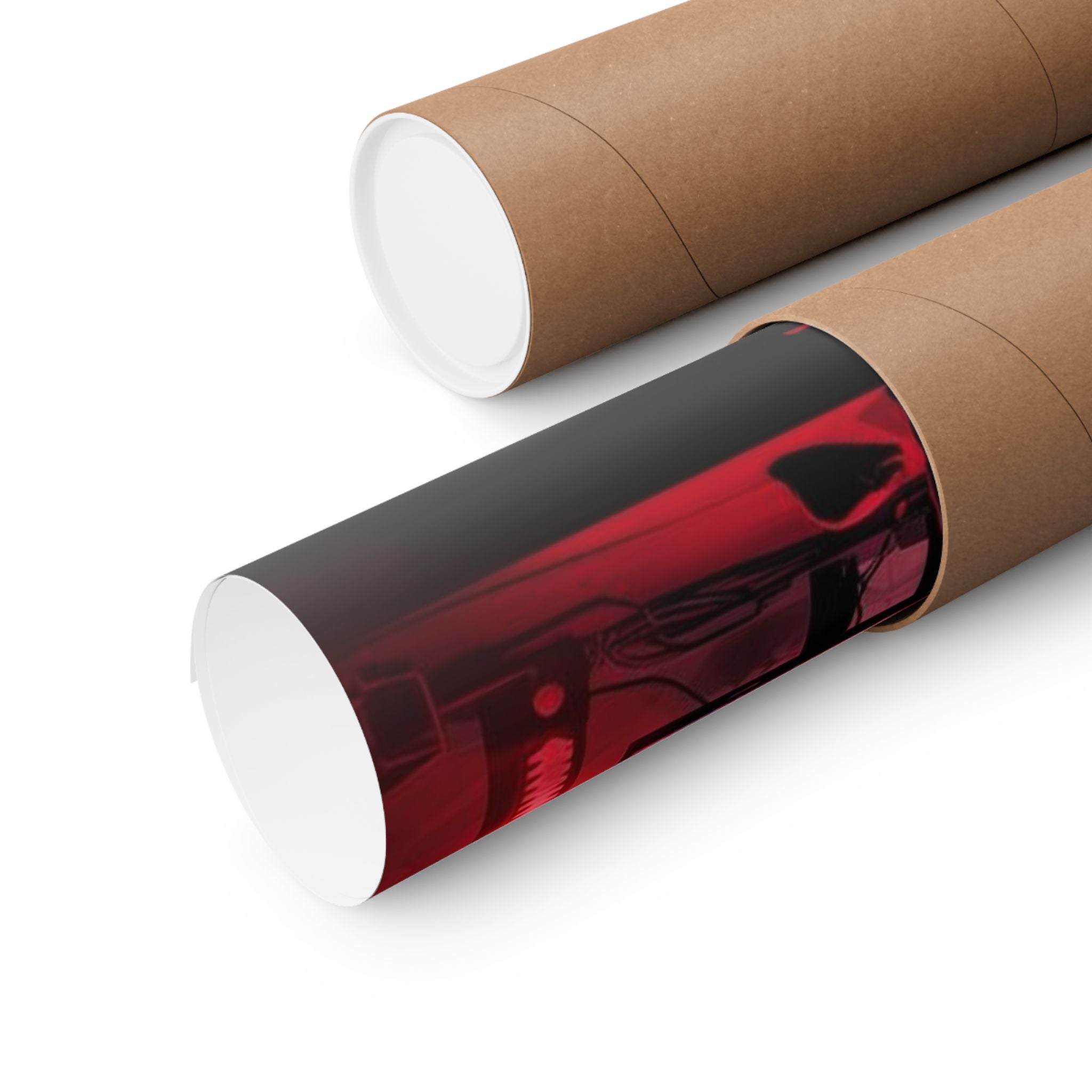Gamer "ONE MORE" Matte Vertical Poster — Bold Red Gaming Room Wall Art