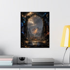 Fantasy Dragon Gaming Wall Art — Epic Dragon Lair Wall Art