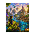 Craft Fantasy Gaming  Poster — Adventure Game Kids Wall Art