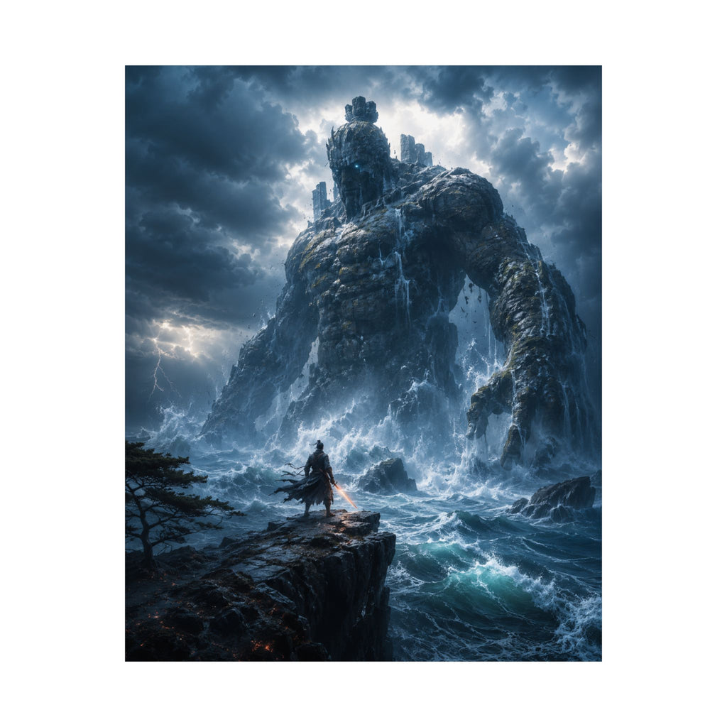 Storm Giant Mountain, Matte Vertical Poster