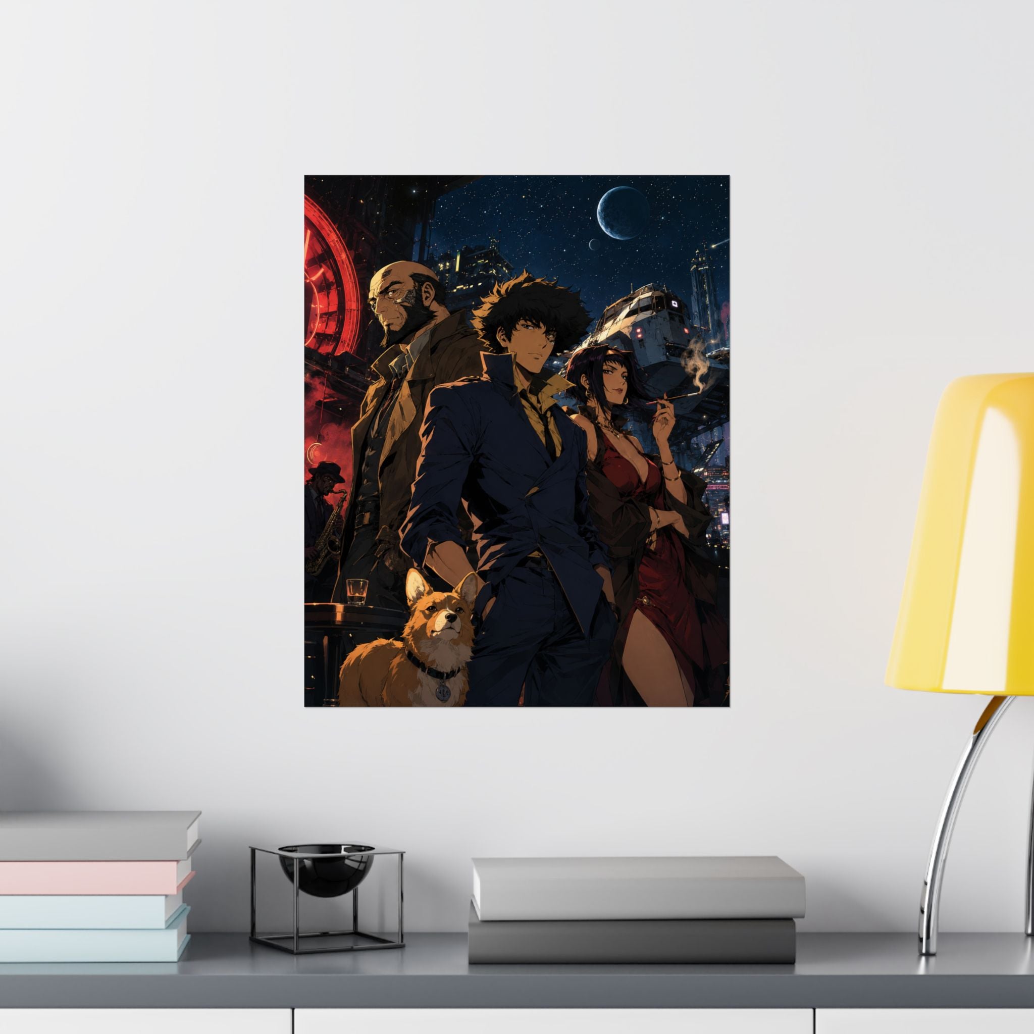Anime Cowboy Bebop Poster — Matte Vertical Wall Art