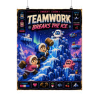 Retro Breaks the Ice Gaming Art