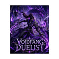 Voidfang Duelist Poster — Dark Fantasy Matte Vertical Wall Art