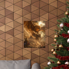 Giant Golden Phoenix Matte Vertical Poster | Fantasy Art, Mythical Bird