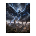 Storm Raven Poster | Matte Vertical Fantasy Wall Art