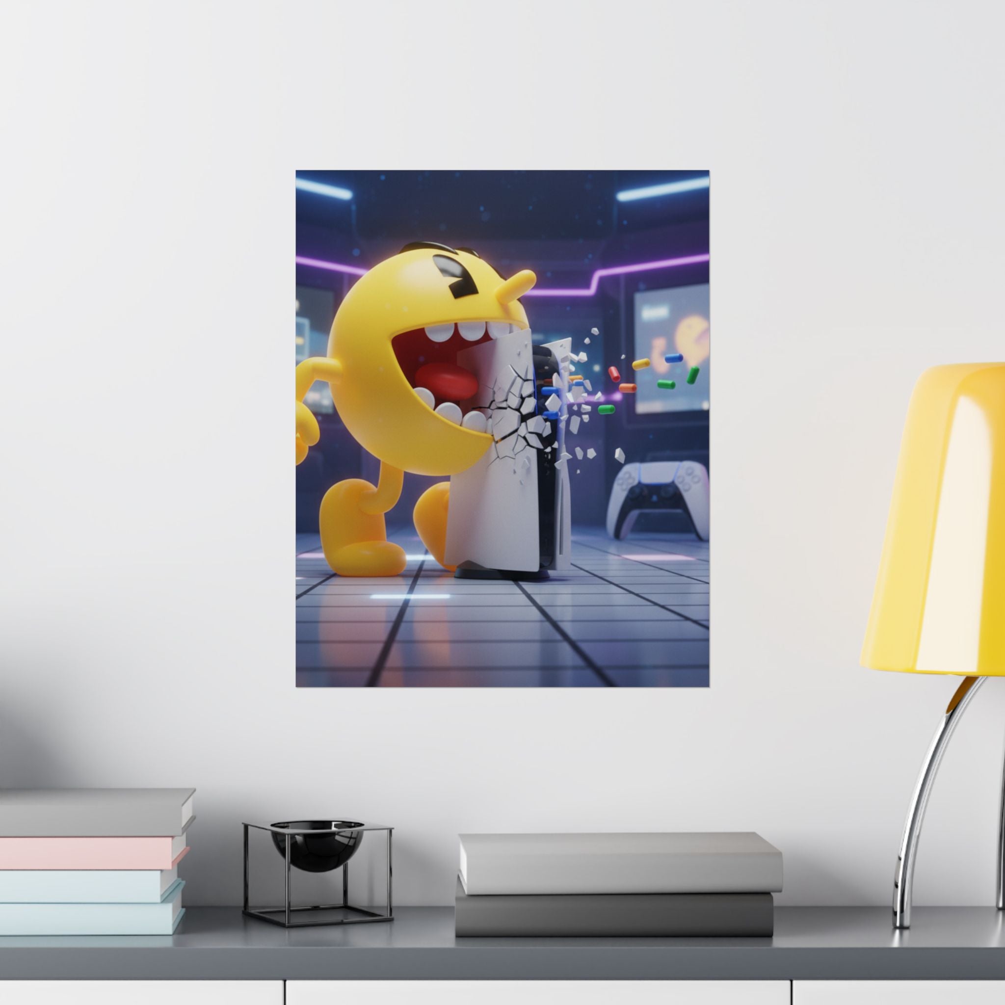 Retro Gaming Art — Retro Arcade Matte Vertical Print