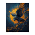Majestic Owl Art Poster | Home Decor, Wall Art, Nature Gift, Bohemian Style, Owl Lover's Gift