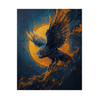 Majestic Owl Art Poster | Home Decor, Wall Art, Nature Gift, Bohemian Style, Owl Lover's Gift