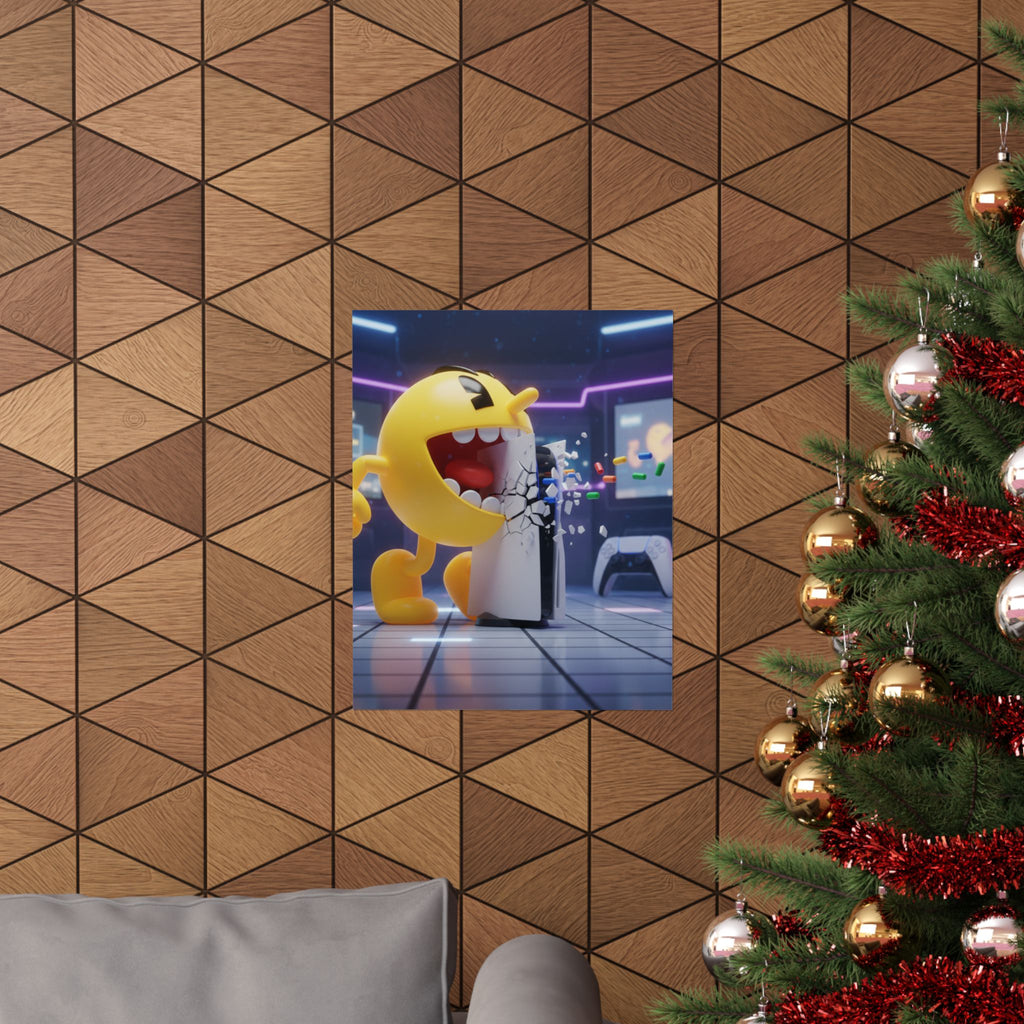 Retro Gaming Art — Retro Arcade Matte Vertical Print