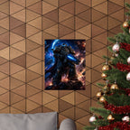 Space Marine Poster — Epic Sci‑Fi Warrior Wall Art