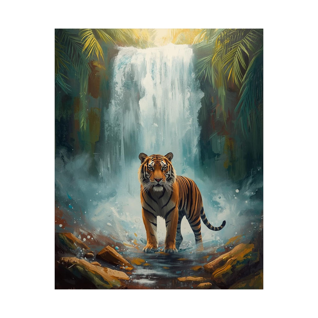 Majestic Tiger Wall Art Print, Nature Decor, Wildlife Poster, Jungle Wall Art, Gift for Animal Lovers