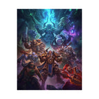 Fantasy Game Character Poster — Epic Heroes Wall Art
