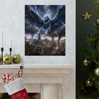 Storm Raven Poster | Matte Vertical Fantasy Wall Art